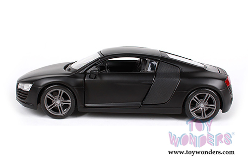 Maisto - Audi R8 Hard Top (1/24 scale diecast model car, Matte Black) 31281BK