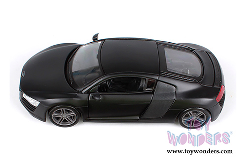 Maisto - Audi R8 Hard Top (1/24 scale diecast model car, Matte Black) 31281BK