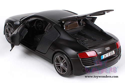 Maisto - Audi R8 Hard Top (1/24 scale diecast model car, Matte Black) 31281BK