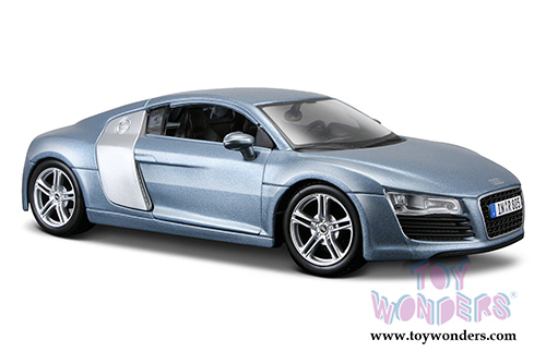 Maisto -  Audi R8 Hard Top (1/24 scale diecast model car, Metallic Blue) 31281BU