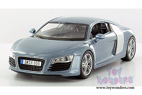 Maisto -  Audi R8 Hard Top (1/24 scale diecast model car, Metallic Blue) 31281BU