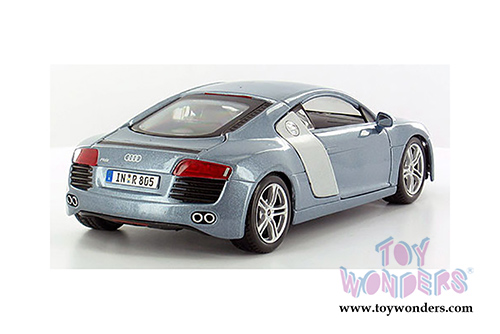 Maisto -  Audi R8 Hard Top (1/24 scale diecast model car, Metallic Blue) 31281BU