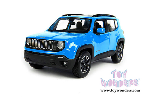 Maisto - Special Edition | Jeep&reg; Renegade SUV (2017, 1/24 scale diecast model car, Blue) 31282BU