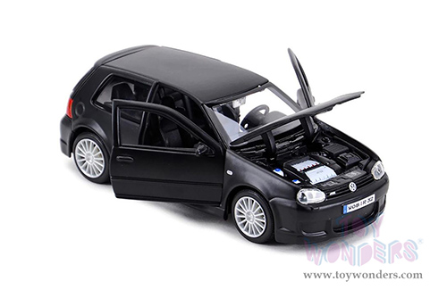 Maisto - Special Edition | Volkswagen Golf R32 Hardtop (1/24 scale diecast model car, Matte Black) 31290BK