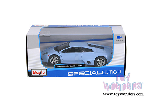 Maisto - Lamborghini Murcielago LP640 Hard Top (1/24 scale diecast model car, Light Blue) 31292LB