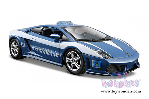 Maisto Special Edition - Lamborghini Gallardo LP 560-4 Polizia Hardtop (1/24 scale diecast model car, Blue/White) 31299