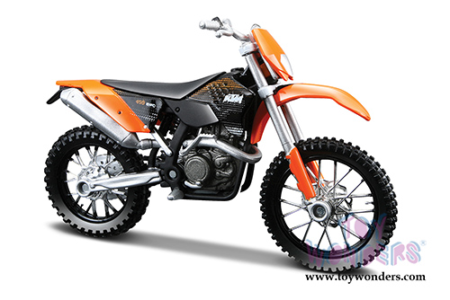 Maisto Fresh Metal -  2 Wheelers | KTM 450 EXC Motorcycle (1/18 scale diecast model car, Black/Orange) 31300/450