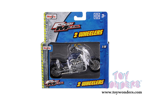 Maisto Fresh Metal -  2 Wheelers | BMW R 1200 C Motorcycle (1/18 scale diecast model car, Met Purple Blue) 31300/BMW