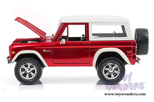 Jada Toys - Metals Die Cast Just Trucks | Ford Bronco Hardtop (1973, 1/24 scale diecast model car, Asstd.) 31320DP1