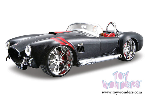 Maisto All Stars - Shelby Cobra 427 Convertible (1965, 1/24 scale diecast model car, Black) 31325BK