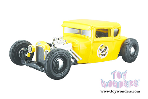 Maisto Design - Outlaws | Ford Model A #2 Hardtop (1929, 1/24 scale diecast model car, Yellow) 31354YL