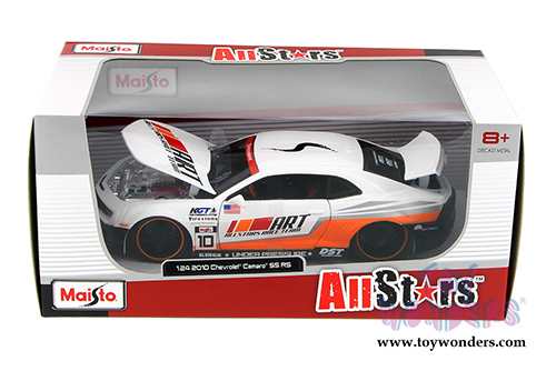 Maisto All Stars - Chevrolet Camaro SS RS Hardtop (2010, 1/24 scale diecast model car, White) 31359W