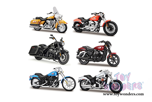 Maisto - Harley-Davidson Motorcycles Series 36 (1/18 scale diecast model car, Asstd.) 31360/36