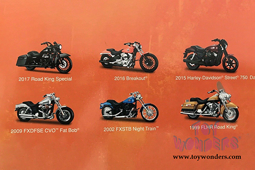 Maisto - Harley-Davidson Motorcycles Series 36 (1/18 scale diecast model car, Asstd.) 31360/36