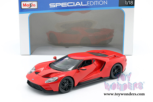 Maisto Special Edition - Ford GT Hardtop (2017, 1/18 scale diecast model car, Red) 31384R