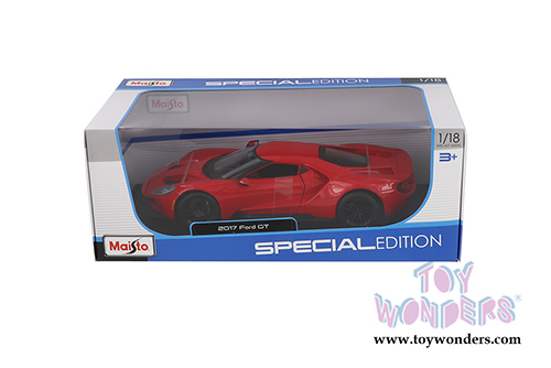 Maisto Special Edition - Ford GT Hardtop (2017, 1/18 scale diecast model car, Red) 31384R