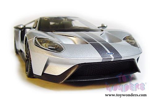 Maisto Special Edition - Ford GT Hard Top (2017, 1/18 scale diecast model car, Silver) 31384SV