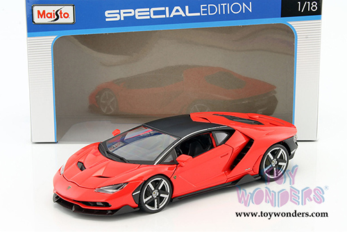 Maisto Special Edition - Lamborghini Centenario Hardtop (1/18 scale diecast model car, Red) 31386R