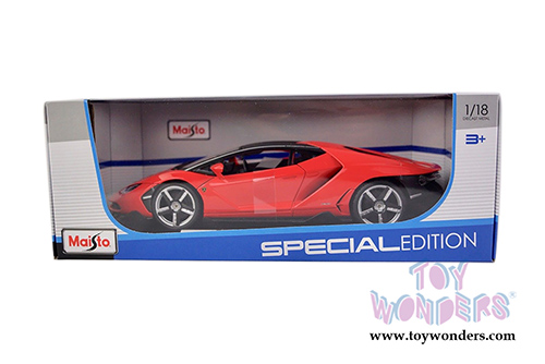 Maisto Special Edition - Lamborghini Centenario Hardtop (1/18 scale diecast model car, Red) 31386R