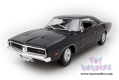  Maisto - Special Edition | Dodge Charger R/T Hardtop (1969, 1/18 scale diecast model car, Metallic Black) 31387