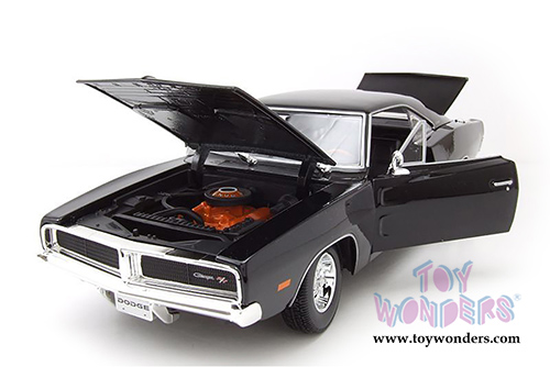  Maisto - Special Edition | Dodge Charger R/T Hardtop (1969, 1/18 scale diecast model car, Metallic Black) 31387