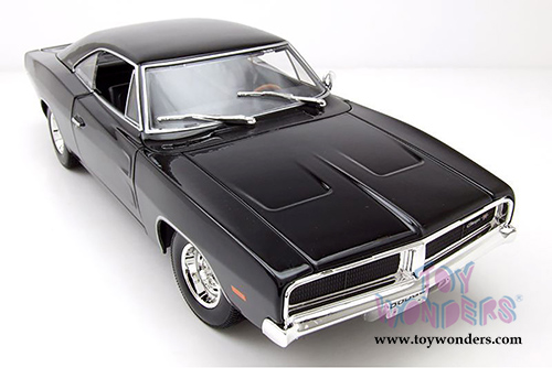  Maisto - Special Edition | Dodge Charger R/T Hardtop (1969, 1/18 scale diecast model car, Metallic Black) 31387