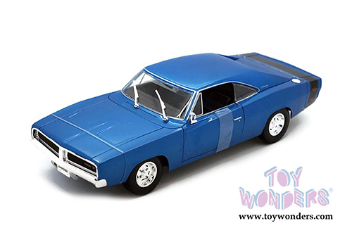 Maisto - Special Edition | Dodge Charger R/T Hardtop (1969, 1/18 scale diecast model car, Blue) 31387BU