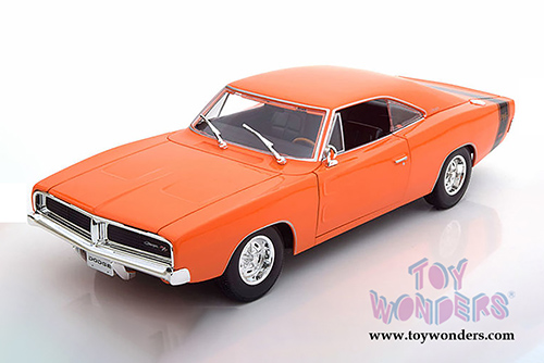  Maisto - Special Edition | Dodge Charger R/T Hardtop (1969, 1/18 scale diecast model car, Orange) 31387OR