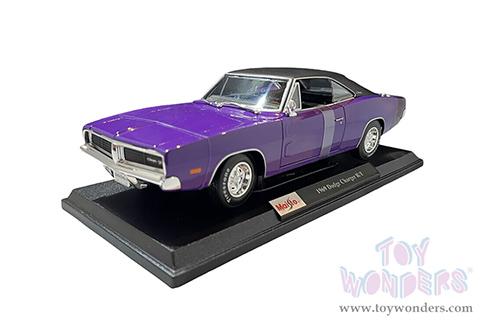  Maisto - Special Edition | Dodge Charger R/T Hardtop (1969, 1/18 scale diecast model car, Purple) 31387PR