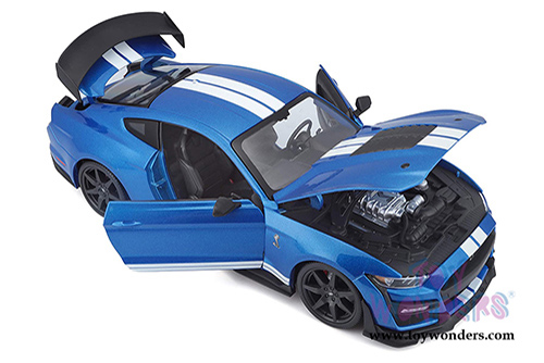 Maisto Special Edition - Ford Mustang Shelby GT500 Hard Top (2020, 1/18 scale diecast model car, Blue) 31388BU