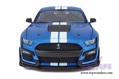 Maisto Special Edition - Ford Mustang Shelby GT500 Hard Top (2020, 1/18 scale diecast model car, Blue) 31388BU