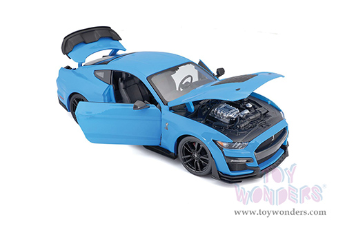 Maisto Special Edition - Ford Mustang Shelby® GT500® Hardtop (2020, 1/18 scale diecast model car, Light Blue) 31452BU