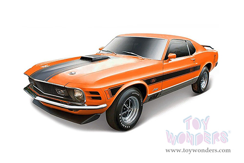 Maisto Special Edition - Ford Mustang Mach 1 428 Hardtop (1970, 1/18 scale diecast model car, Orange) 31453OR