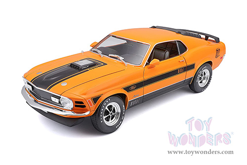 Maisto Special Edition - Ford Mustang Mach 1 428 Hardtop (1970, 1/18 scale diecast model car, Orange) 31453OR