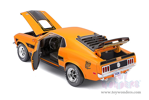 Maisto Special Edition - Ford Mustang Mach 1 428 Hardtop (1970, 1/18 scale diecast model car, Orange) 31453OR