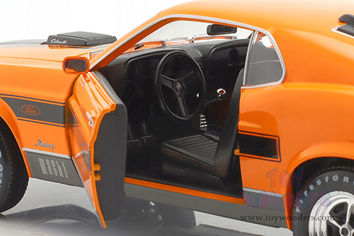 Maisto Special Edition - Ford Mustang Mach 1 428 Hardtop (1970, 1/18 scale diecast model car, Orange) 31453OR
