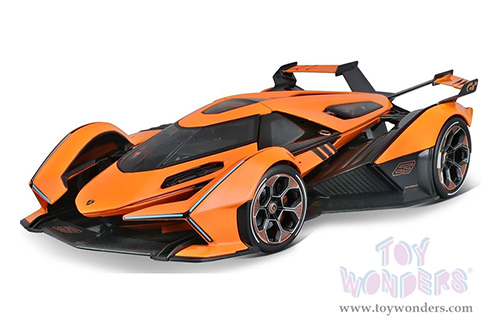  Maisto - Special Edition | Lamborghini V12 Vision Gran Turismo (1/18 scale diecast model car, Orange) 31454OR
