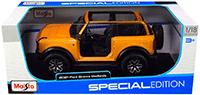 Maisto - Special Edition | Ford Bronco Badlands (2021, 1/18 scale diecast model car, Orange) 31457OR