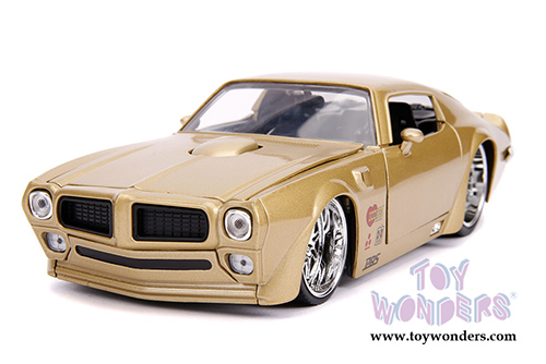 Jada Toys Bigtime Muscle - Pontiac&reg; Firebird&reg; Hardtop - Hooker (1972, 1/24 scale diecast model car, Gold Metallic) 31459