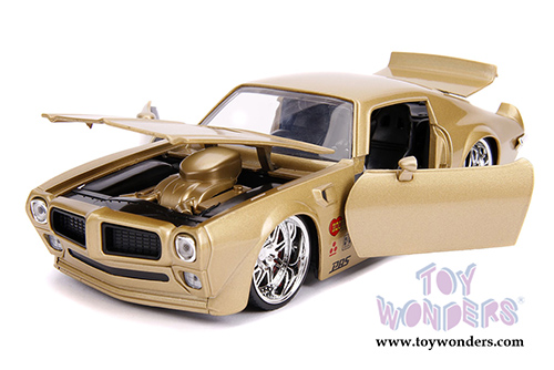 Jada Toys Bigtime Muscle - Pontiac&reg; Firebird&reg; Hardtop - Hooker (1972, 1/24 scale diecast model car, Gold Metallic) 31459