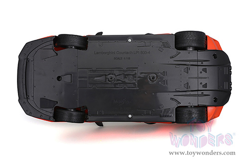  Maisto - Special Edition | Lamborghini Countach LPI 800-4 Hardtop (1/18 scale diecast model car, Orange) 31459OR