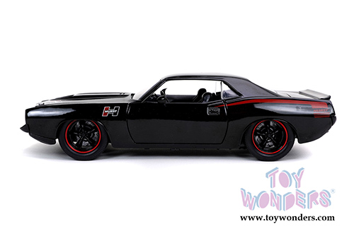 Jada Toys Bigtime Muscles - Plymouth Barracuda Hardtop (1973, 1/24 scale diecast model car, Black) 31460/4