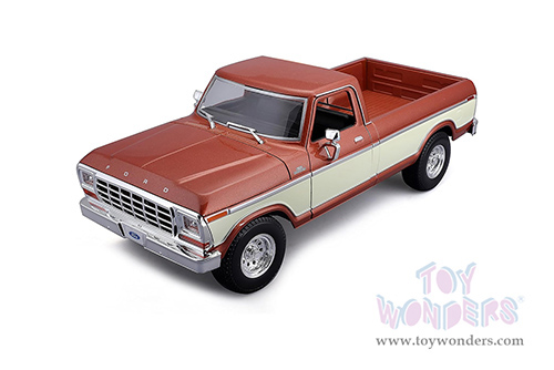 Maisto Special Edition - Ford F150 Pickup (1979, 1/18 scale diecast model car, Brown/Cream) 31462BN