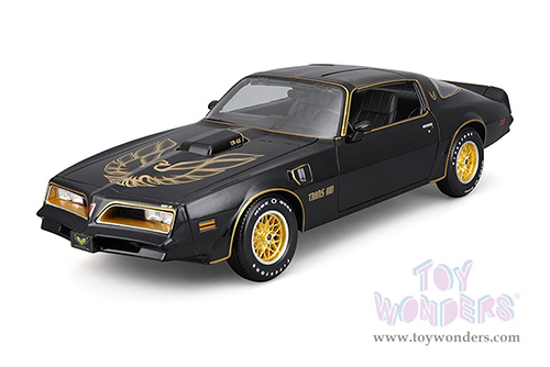  Maisto - Special Edition | Pontiac Firebird Trans Am (1978, 1/18 scale diecast model car, Black) 31464BK
