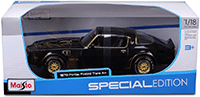 Maisto - Special Edition | Pontiac Firebird Trans Am (1978, 1/18 scale diecast model car, Black) 31464BK