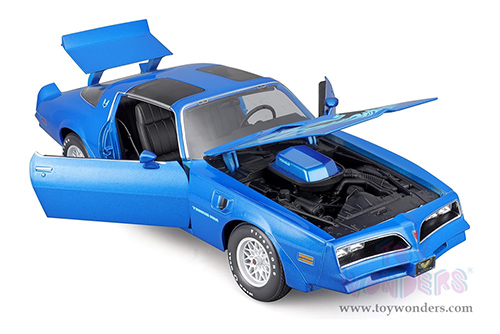  Maisto - Special Edition | Pontiac Firebird Trans Am (1978, 1/18 scale diecast model car, Blue) 31464BU