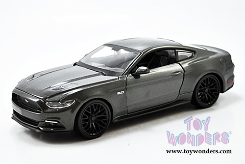Maisto - Ford Mustang GT Hard Top (2015, 1/24 scale diecast model car, Gray) 31508GY
