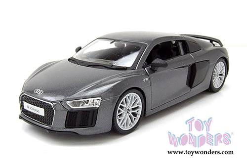 Maisto - Special Edition | Audi R8 V10 Plus Hard Top (1/24 scale diecast model car, Gray) 31513GY