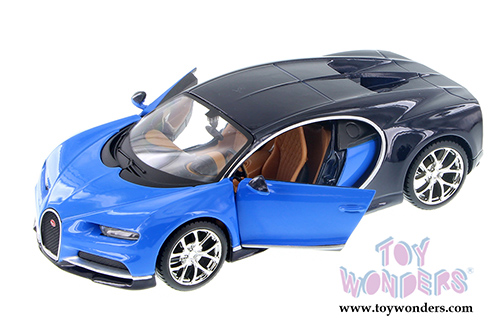  Maisto - Special Edition | Bugatti Chiron Hardtop (1/24 scale diecast model car, Blue) 31514BU