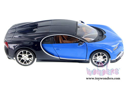  Maisto - Special Edition | Bugatti Chiron Hardtop (1/24 scale diecast model car, Blue) 31514BU